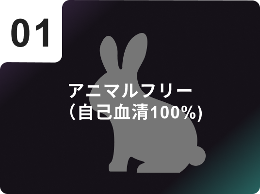 アニマルフリー（自己血清100%）