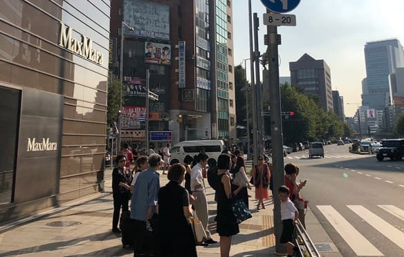 表参道駅B1出口からBIANCA CLINIC 表参道院への道順 1