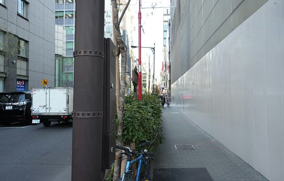 銀座柳通りからBIANCA CLINIC 銀座院へ進む道順 5