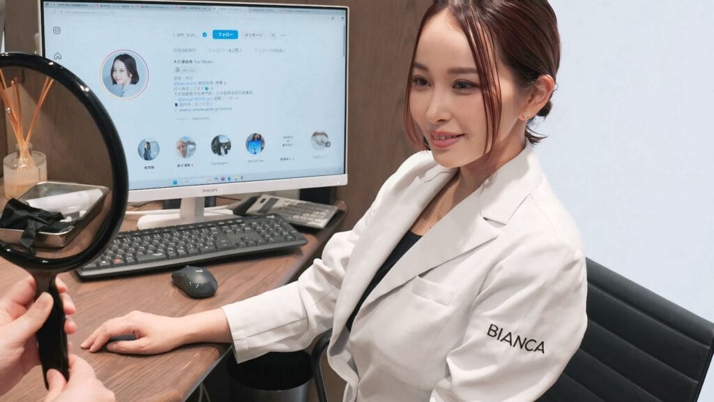 大久保先生が患者へカウンセリングを行う様子
