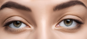 目の左右非対称の原因。目の開きの違い