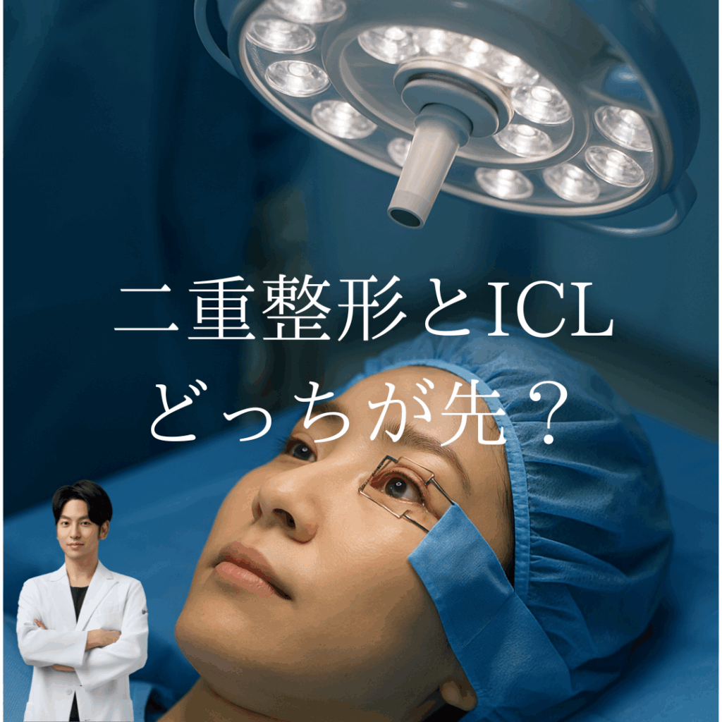 二重整形、ICLどっちが先がいい？