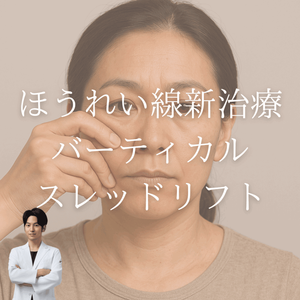 ほうれい線をなくす！？バーティカルスレッドリフトとは