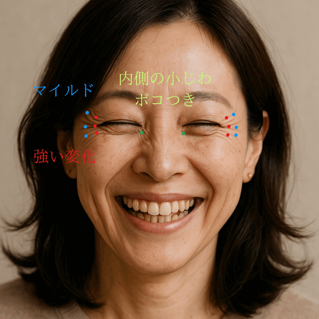 目元ボトックスのこだわり