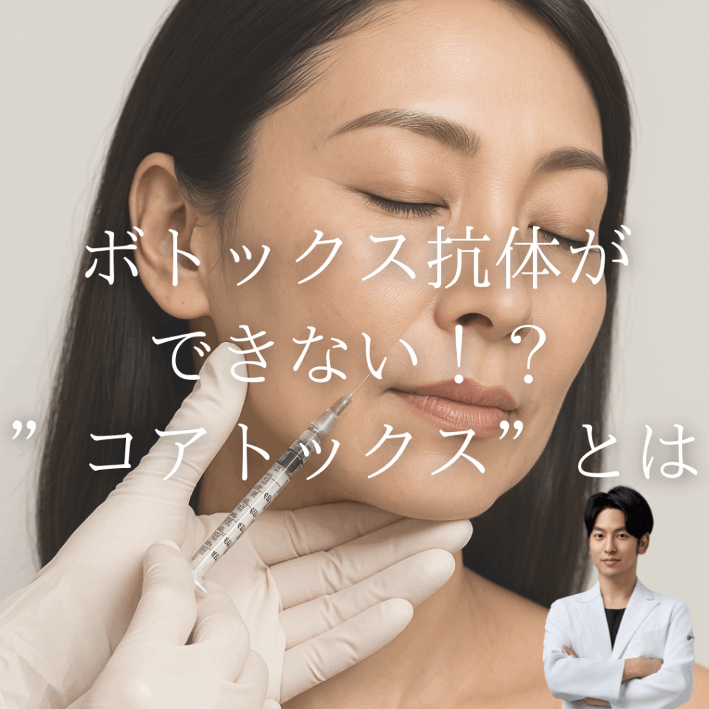 ボトックスが効かなくなる…中和抗体とは？”コアトックス”がおすすめ