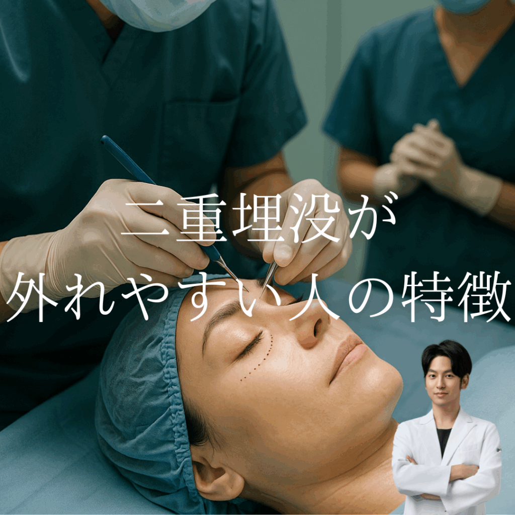 二重埋没が外れやすい人の特徴