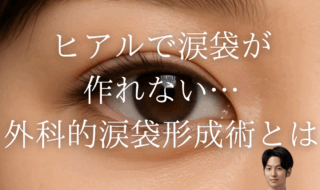 ヒアルで涙袋が作れない…外科的涙袋形成術とはヒアルで涙袋が作れない…外科的涙袋形成術とは
