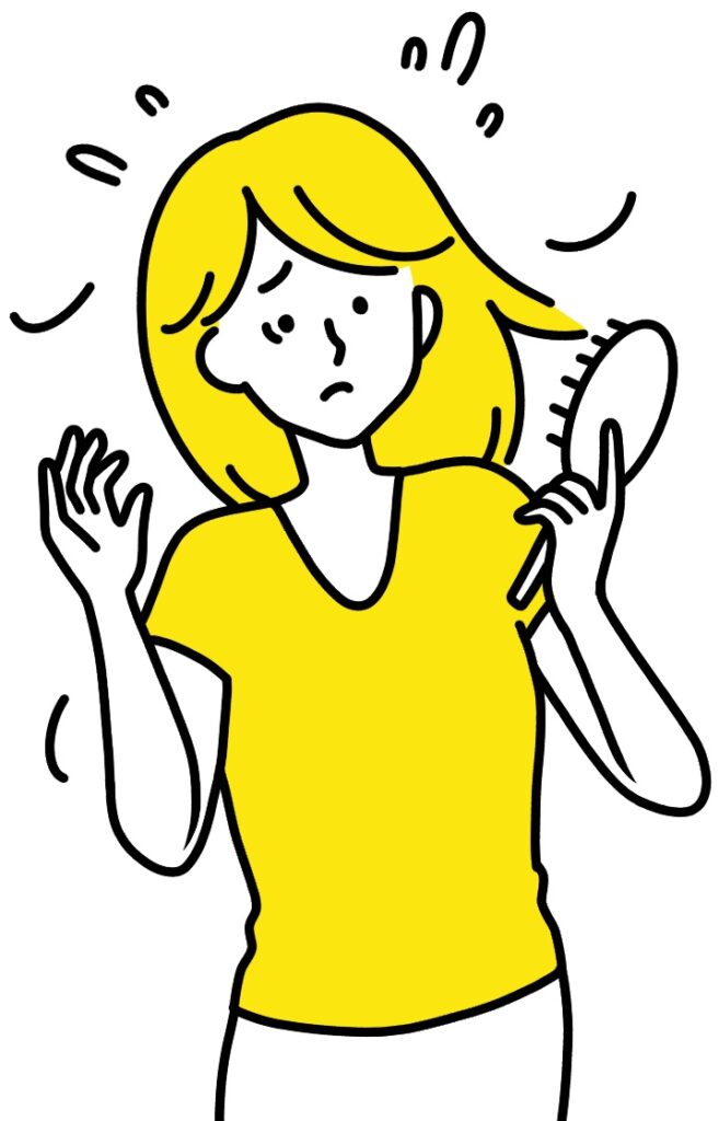 脱毛の原因や治療方法