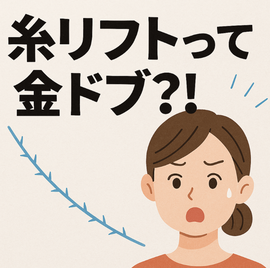 糸リフトって金ドブ？3か月で戻っても無駄じゃない理由