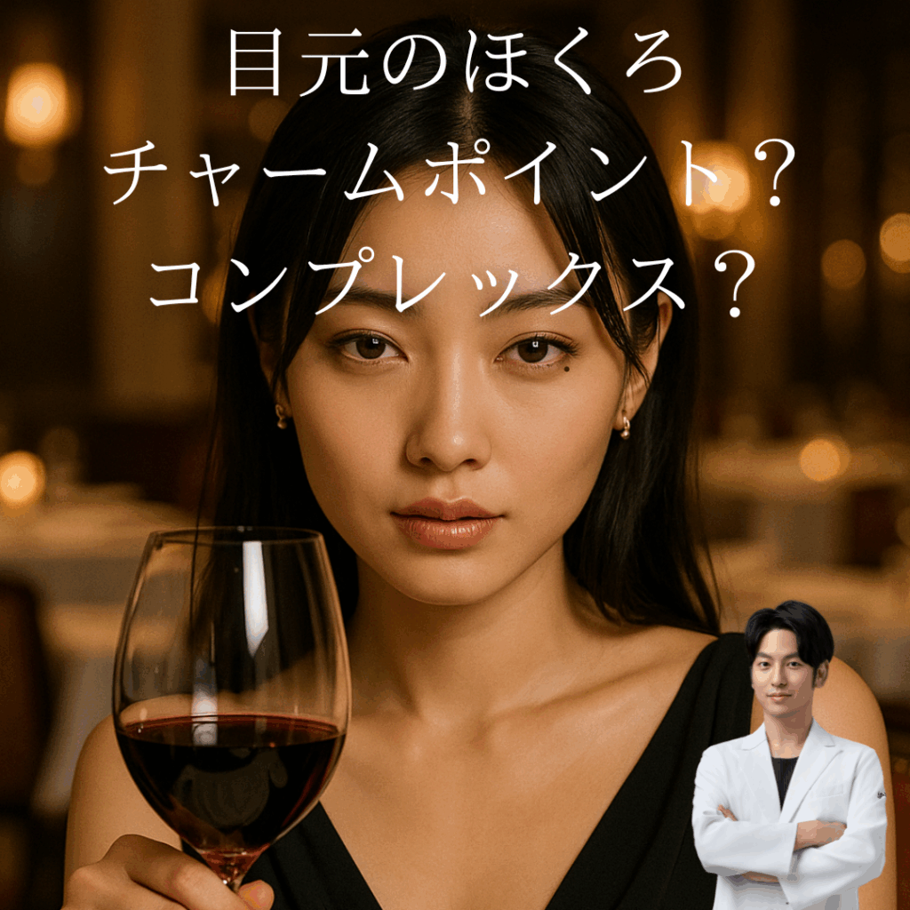 目元のほくろ、チャームポイント？コンプレックス？