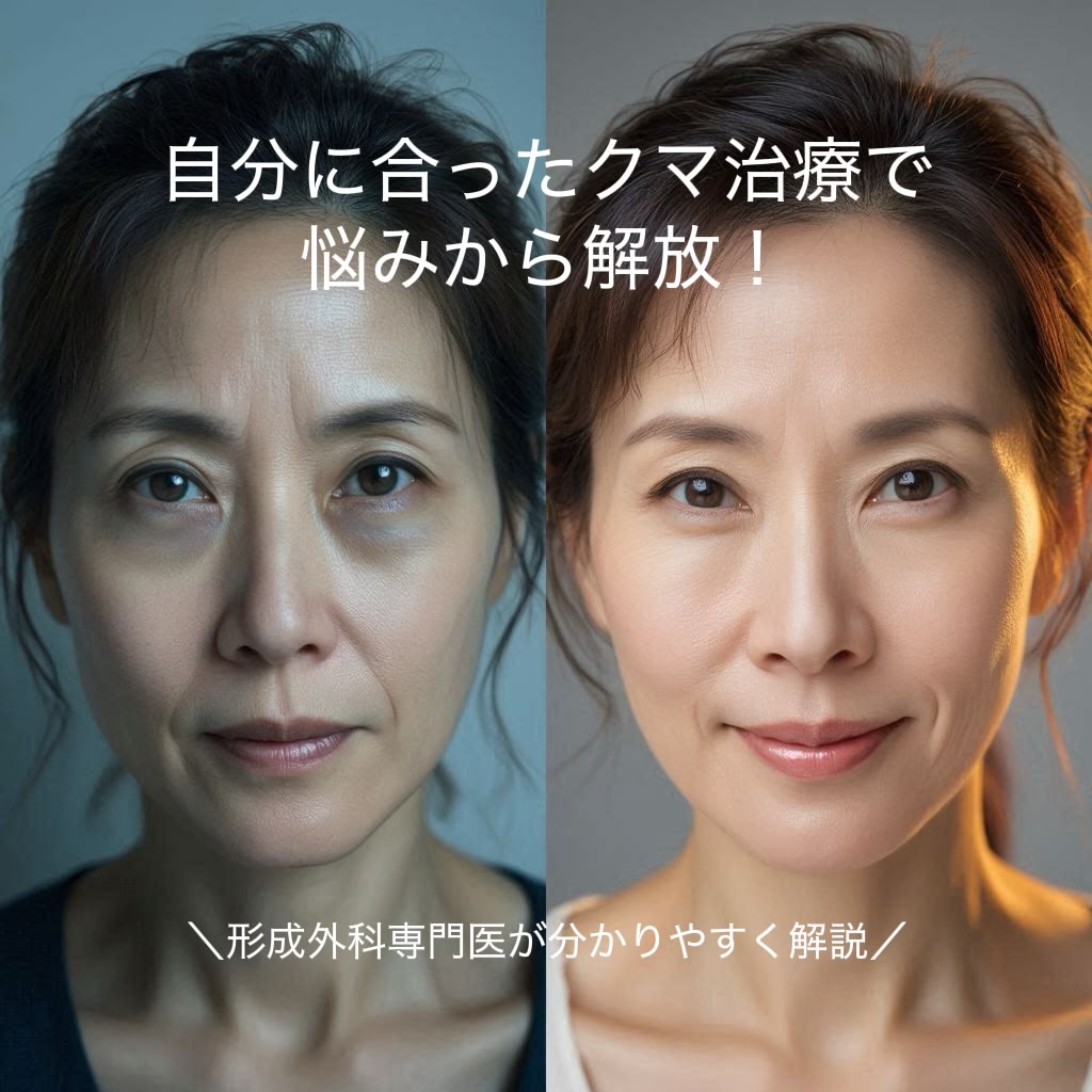 ”クマ取り”で、いつも疲れてる顔からの卒業！