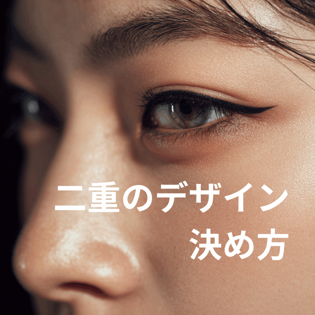 二重のデザインの決め方