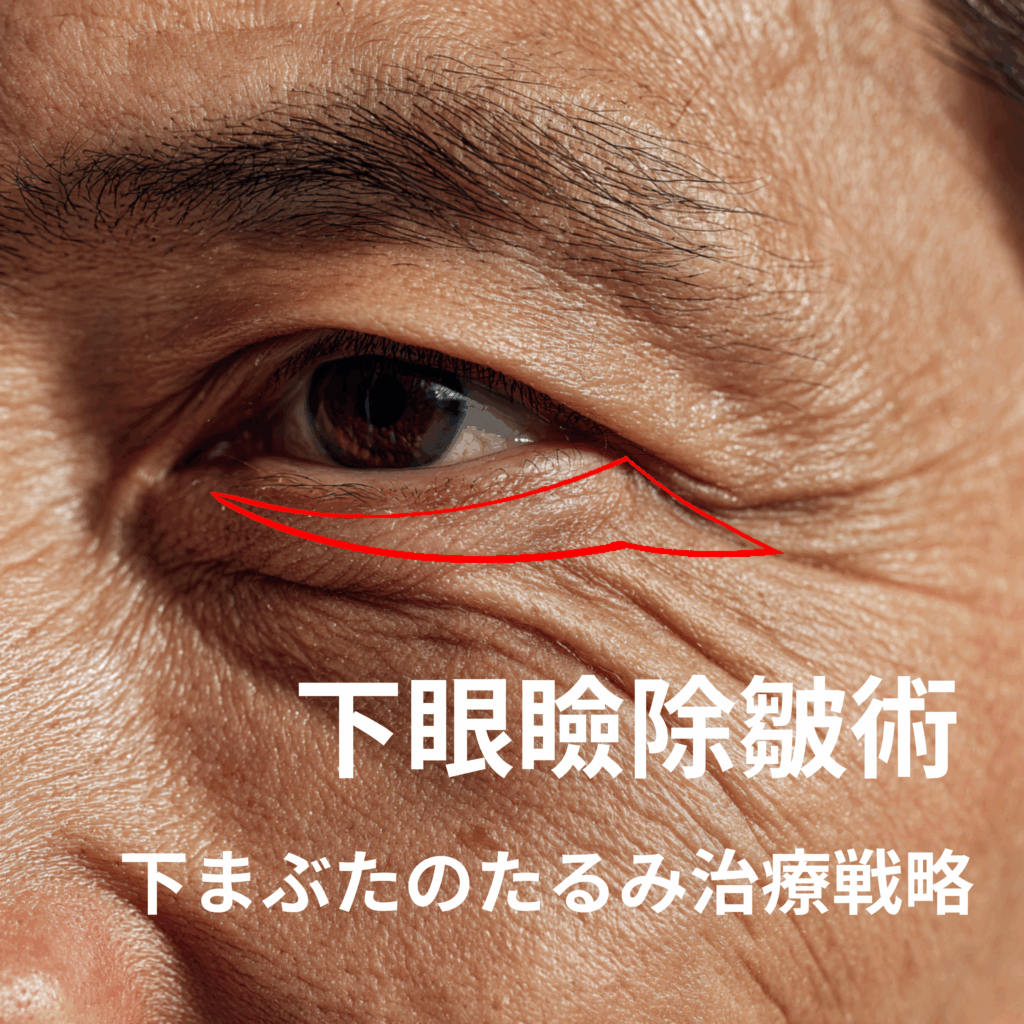 下眼瞼除皺術とは？⸻たるみ・皮膚の質を考慮した治療選択