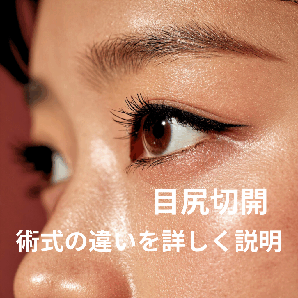 目尻切開とは？⸻横幅を広げて“目の横方向”を大きく見せる方法