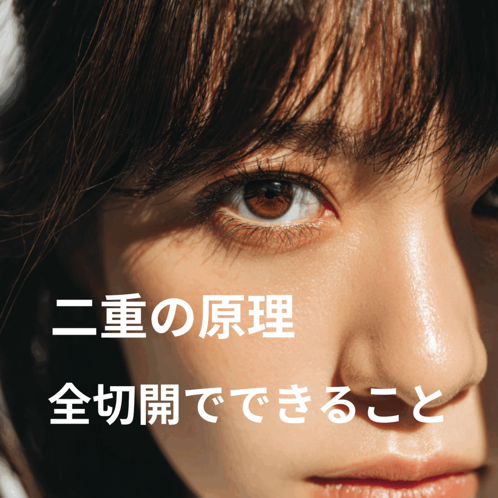 「二重になる原理」と「全切開でできること」