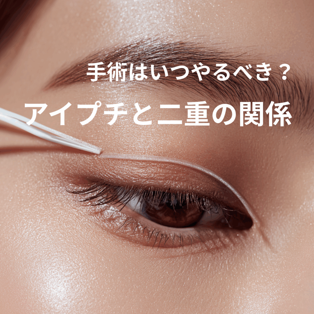 アイプチと二重の関係 ⸻いつ手術を選ぶべきか？まぶたの構造から考える