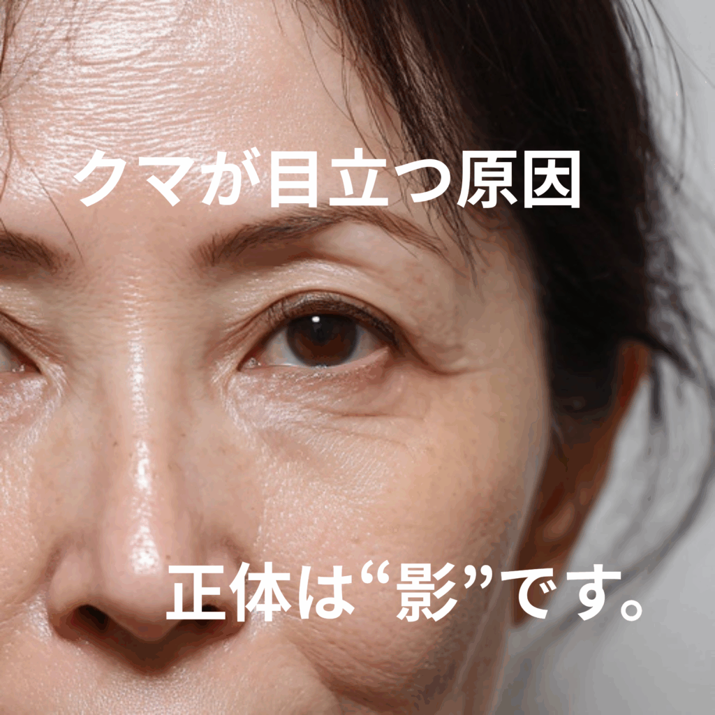 クマはなぜできる？ ⸻「影として目立つ理由」を構造から解説