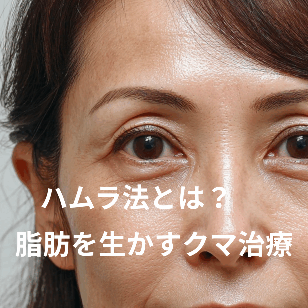 ハムラ法とは？⸻脂肪を生かすクマ治療