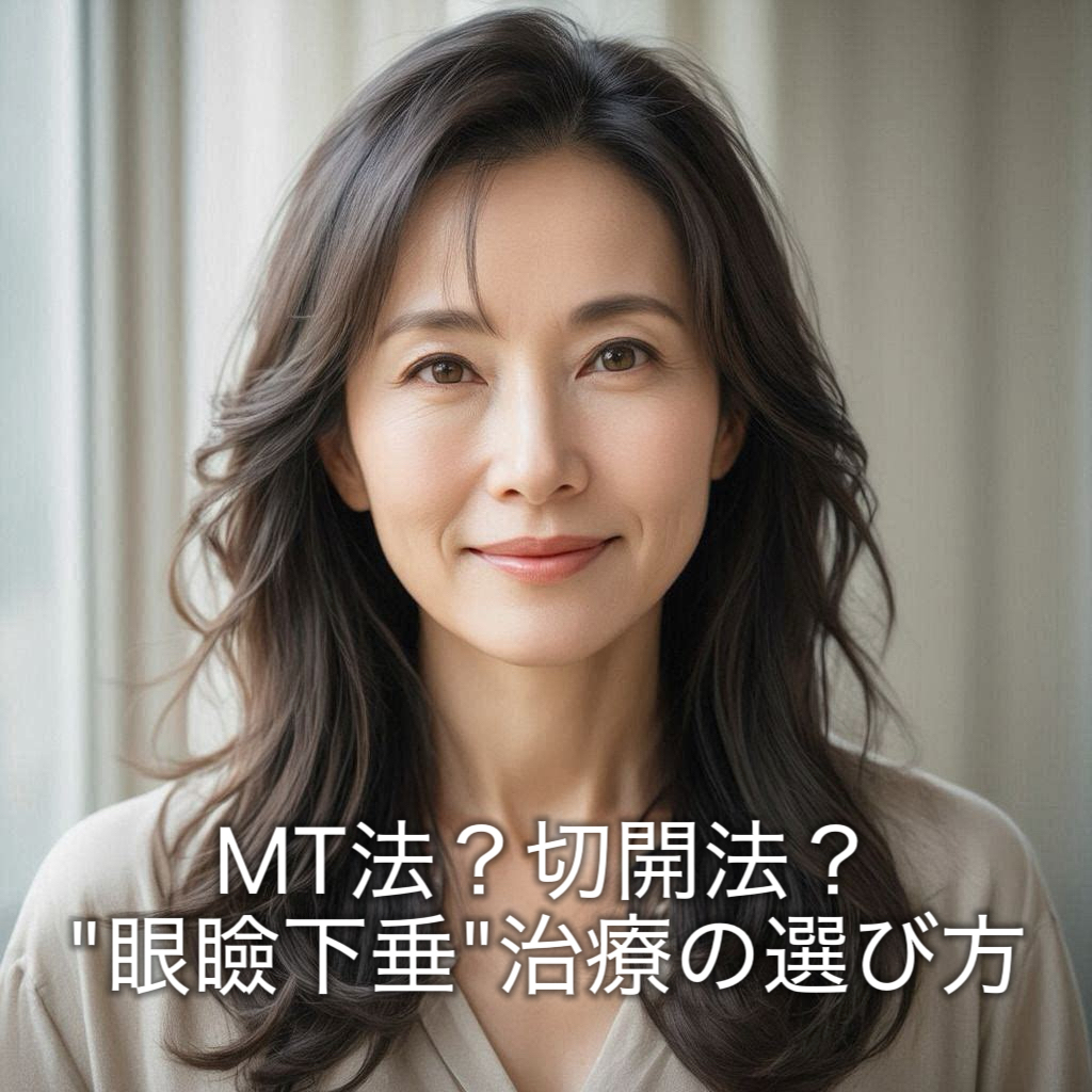 皮膚を切っても目が開かない！？それ眼瞼下垂かもしれません