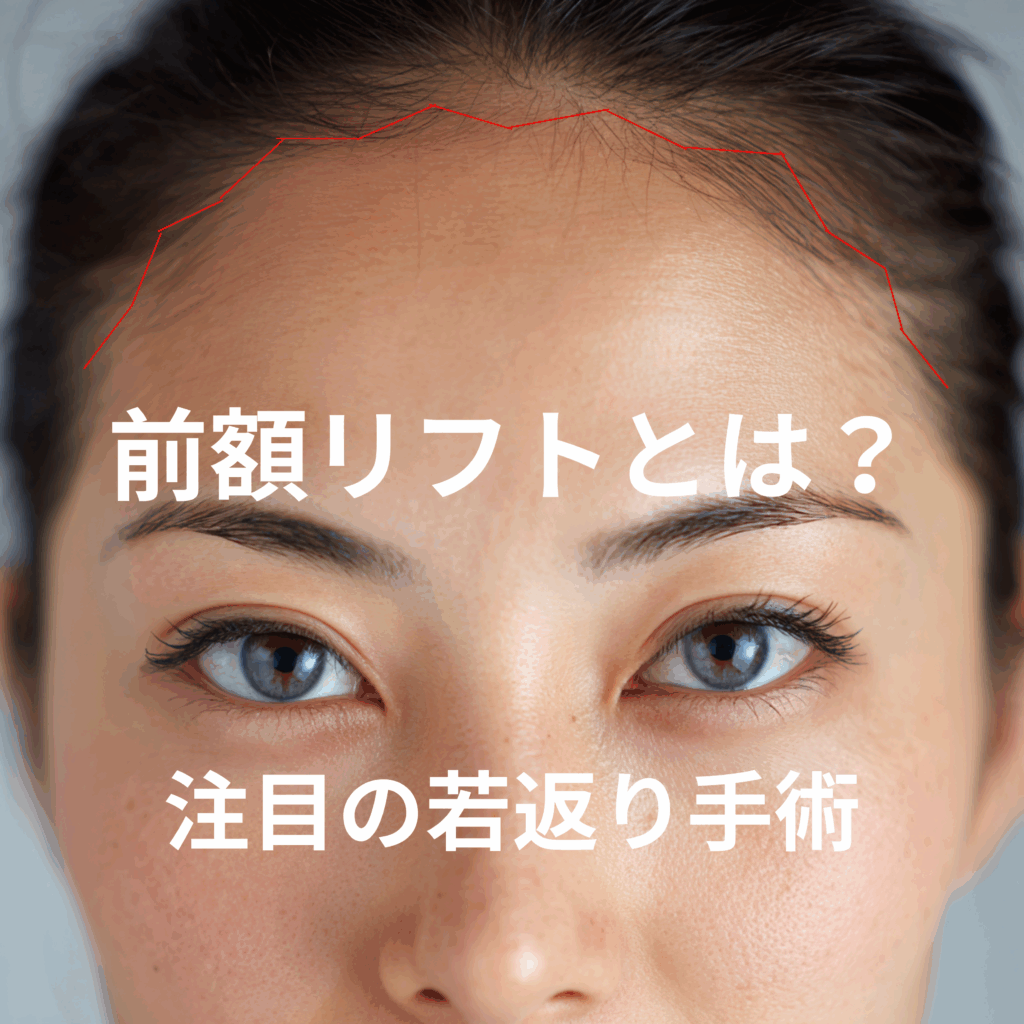 前額リフトとは？｜額〜上まぶたの“余り”を整えて、自然に若返る手術