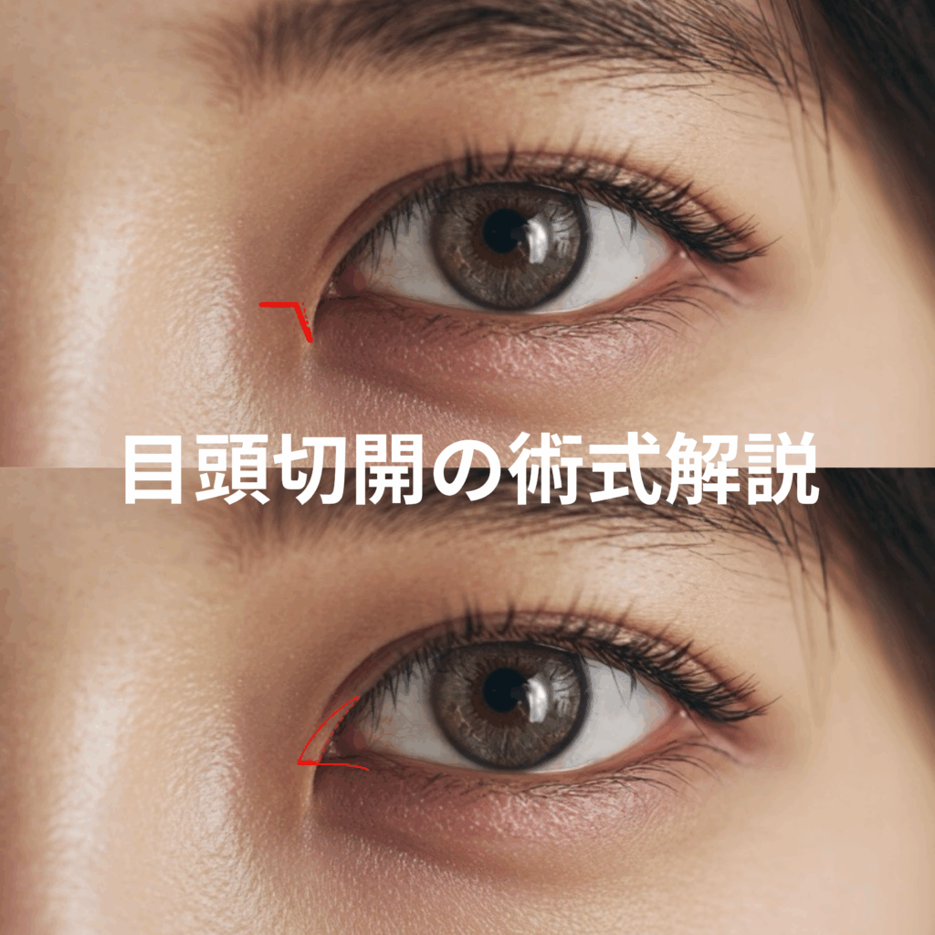 目頭切開とは？ ⸻蒙古ひだを解除して印象を整える手術