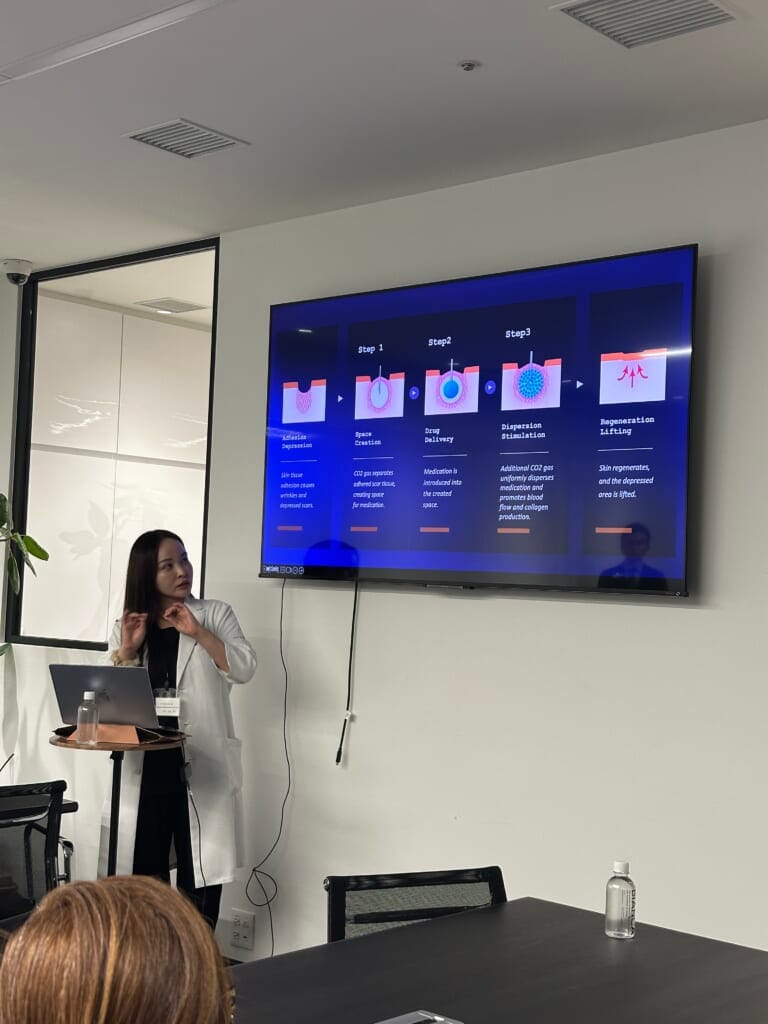 メトラス主催CO2マイクロサブシジョン注入器ハンズオンセミナー