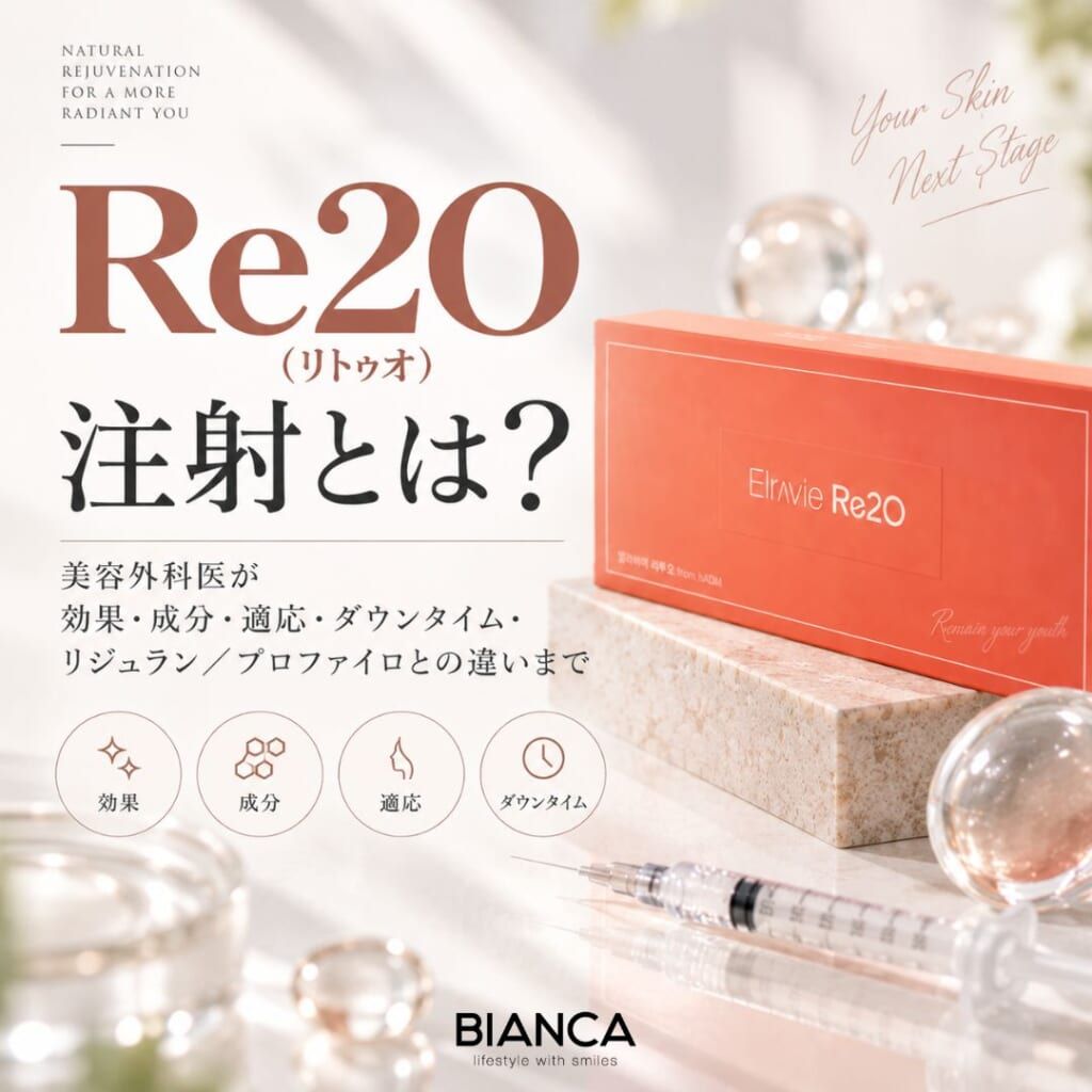 Re2O注射とは？美容外科医が効果・成分・適応・ダウンタイム・リジュラン/プロファイロとの違いまで