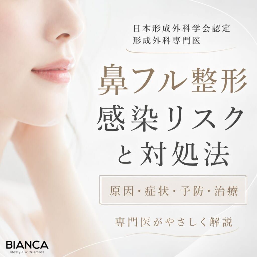 鼻フル整形の感染リスクと対処法｜感染の原因・症状・予防・治療を専門医がやさしく解説