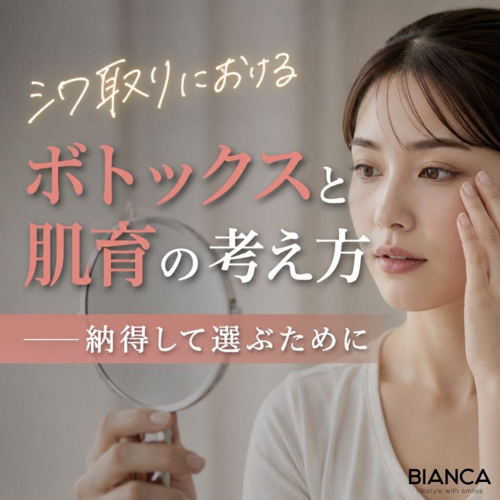 シワ取りにおけるボトックスと肌育の考え方──納得して選ぶために