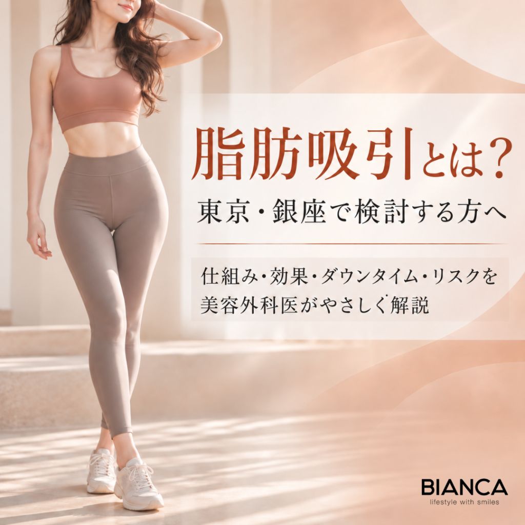 脂肪吸引とは？東京・銀座で検討する方へ—仕組み・効果・ダウンタイム・リスクを美容外科医がやさしく解説