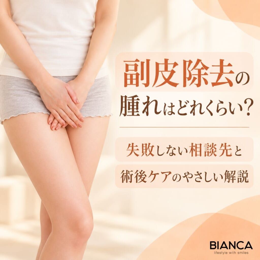 副皮除去の腫れはどれくらい？失敗しない相談先と術後ケアのやさしい解説
