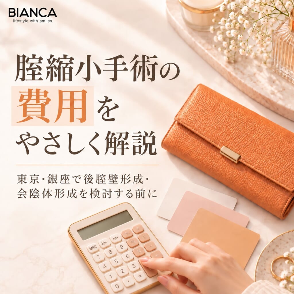 腟縮小手術の費用をやさしく解説｜東京・銀座で後腟壁形成・会陰体形成を検討する前に